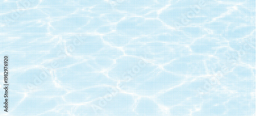 Blue and white water ripples light surface overlay background. 3d clear ocean surface pattern with reflection effect backdrop. Marble desaturated texture.