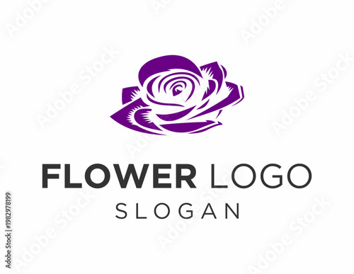 Logo about Flower on a white background. created using the CorelDraw application.