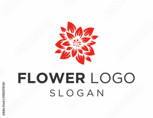 Logo about Flower on a white background. created using the CorelDraw application.