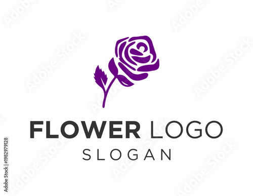 Logo about Flower on a white background. created using the CorelDraw application.