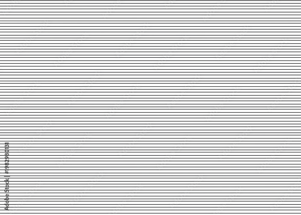 Fototapeta premium black horizontal lines white background page lines black and white 
