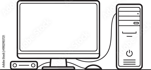 Open laptop with blank screen next to smartphone, minimalist tech setup for modern use minimalist modern workspace