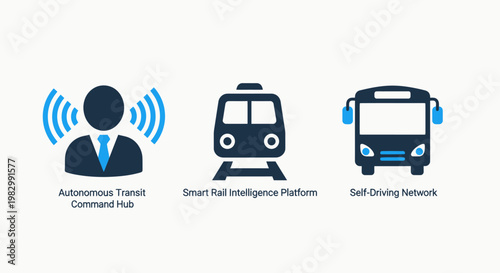 Intelligent transportation systems with advanced traffic coordination smart rail positioning self-driving network concepts smart city public transport traffic management transportation