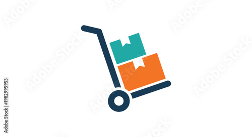 Ocean Freight Line art vector creative color pattern illustration