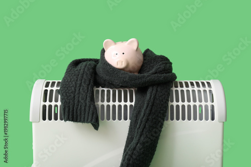 Electric heater with piggy ...