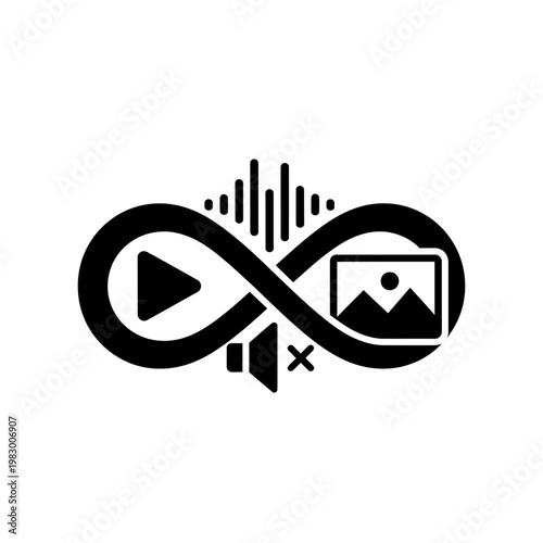 Infinite Media and Sound Control Illustration