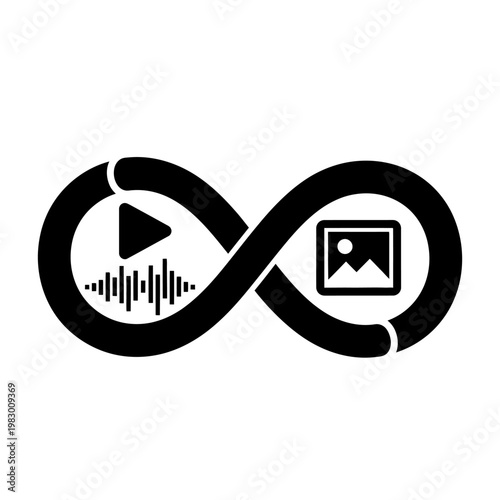 Infinite Media and Sound Control Illustration
