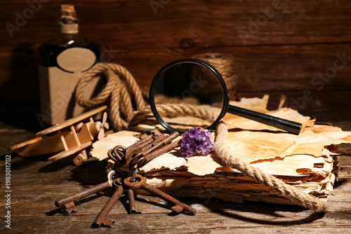 Travel equipment with old m...