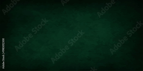 A dark green grunge chalkboard texture featuring a vintage rough paper pattern on an aged blank canvas backdrop for retro wall design