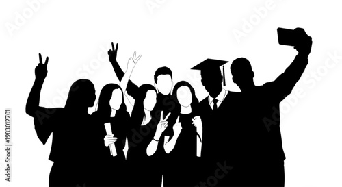 Elegant silhouettes of women in various dynamic poses, capturing feminine grace and movement, set against a plain background