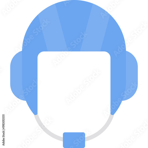 Helmet Icon Vector Element