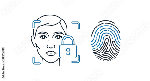 Face and fingerprint recognition for secure access.