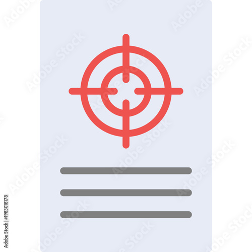 Registration Mark Icon Vector Element