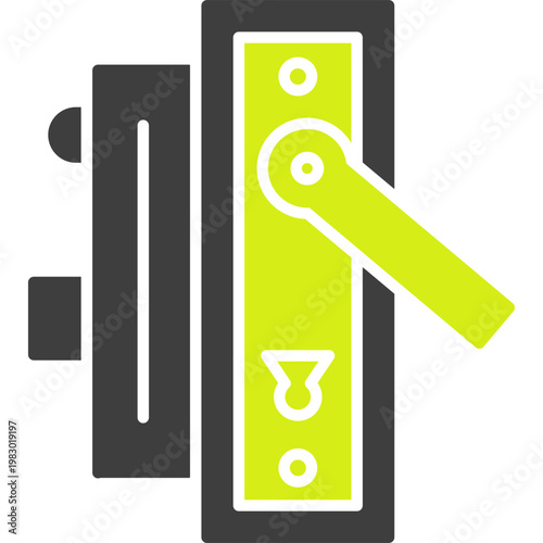 Door Handle Vector Icon