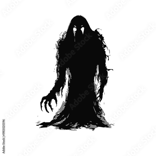 Darkness Born Monster Silhouette