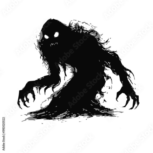 Darkness Born Monster Silhouette