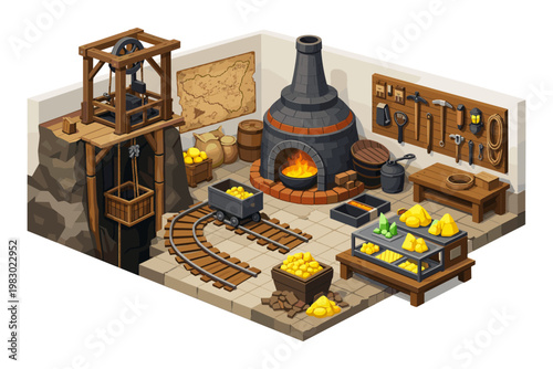 Gold Mine and Smelter