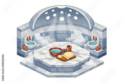Traditional Turkish Bath Interior