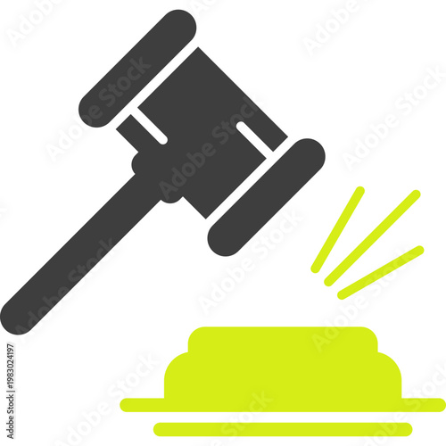 Gavel Vector Icon