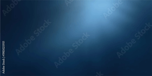 A dark blue abstract background features a brushed metallic texture with light rays reflecting off a silver stainless steel plate surface for a modern wallpaper design