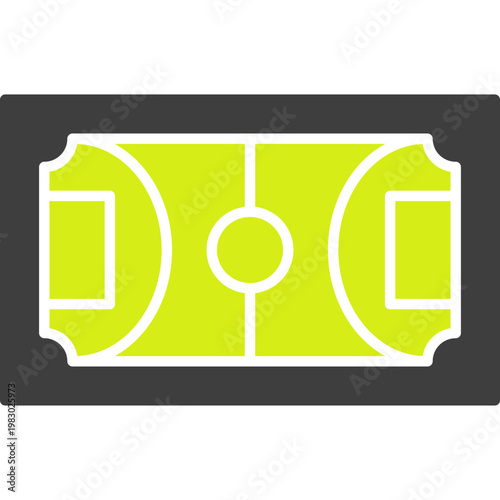Football Field Vector Icon