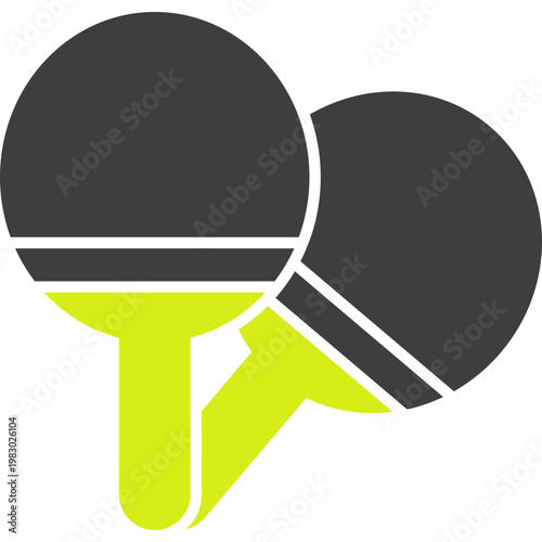 Ping Pong Vector Icon