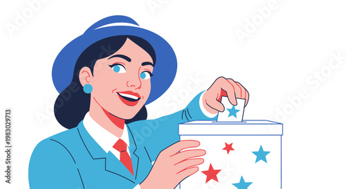 Woman Voting