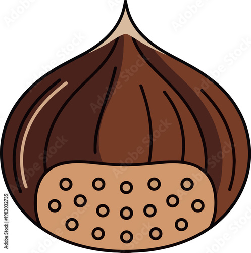 Hazelnut Chocolate Candy with Creamy Filling, Sweet Confectionery Design for Dessert, Snacks, and Gourmet Treats