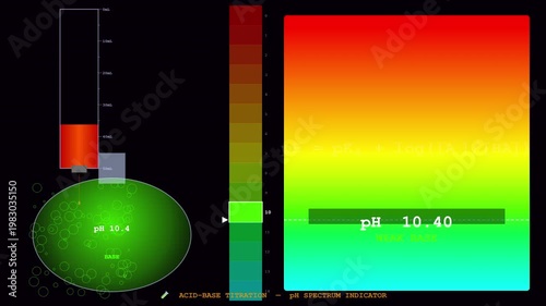 Wallpaper Mural Stunning motion graphics featuring Titration, perfect for futuristic and scientific visual concepts. Torontodigital.ca
