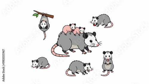 Isometric Bus Stop Shelter and Outdoor Bench Icon Set Collection