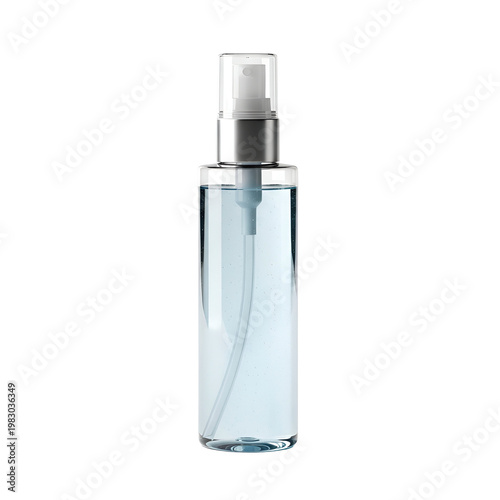 Elegant Clear Facial Mist Bottle for Skincare and Beauty Products