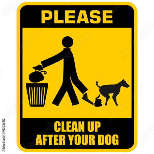 clean up after your dog, Please
