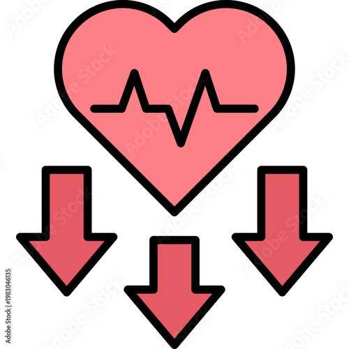 Low Blood Pressure Icon