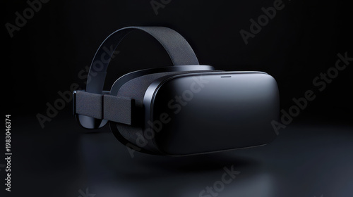 Sleek virtual reality headset with modern design, perfect for immersive experiences and gaming