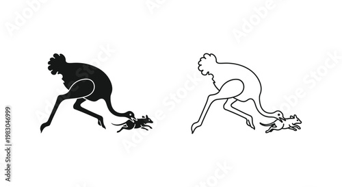 Yoga Poses: Cat-Cow Stretch Guide Vector