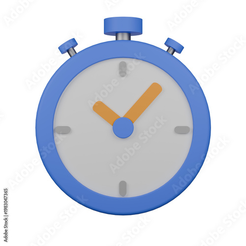 Precise Time Measurement: An illustrative rendition of a stopwatch, meticulously designed to embody the essence of timing and measurement. 