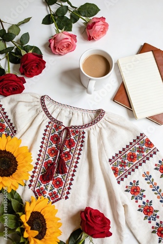 still life with flowers