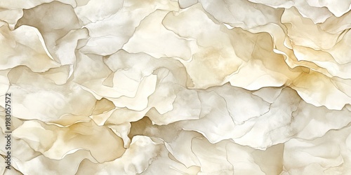 Elegant Textured Watercolor Design in Ivory with Subtle Color Nuances for Artistic Backgrounds