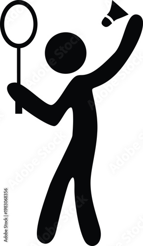 Professional Volleyball Player Silhouette Spiking the Ball in Mid-Air