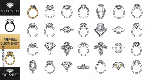 Collection of Engagement Rings and Diamond Jewelry Designs