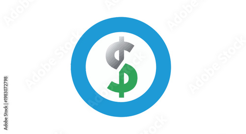 Dollar and Pound Currency Symbols Combined.
