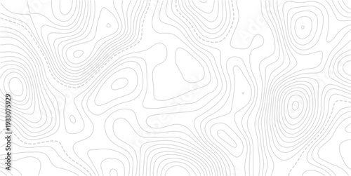 Luxury abstract Topographic line map. Modern design with black background with topographic wavy pattern design.topo map texture. Dense lines, Background of the topographic map.