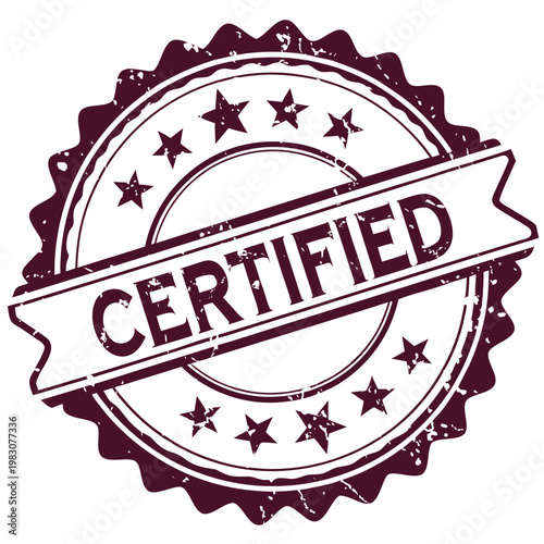 vector stamp with the text