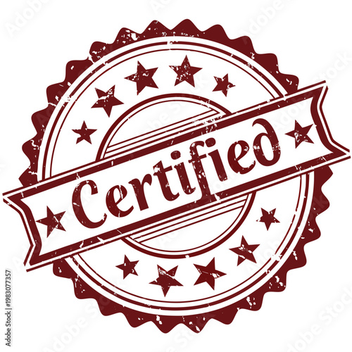 vector stamp with the text