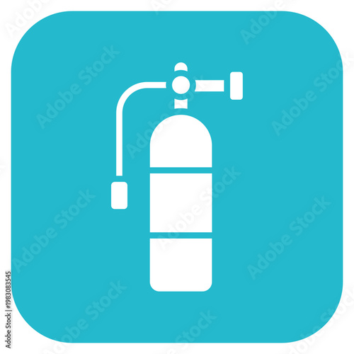 Diving Tank Icon Style
