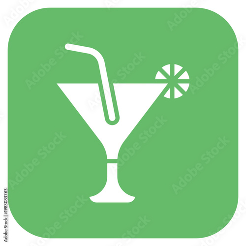 Cocktail Icon Style