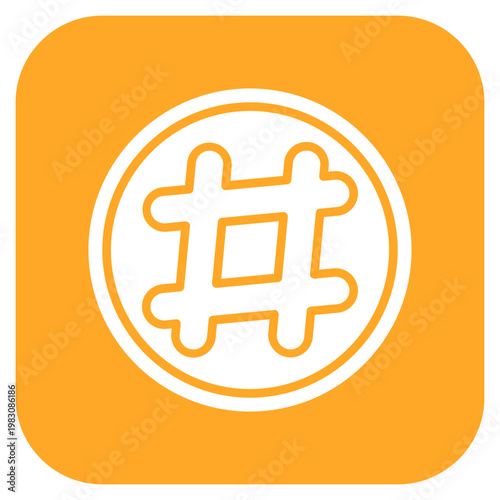 Hashtag Icon Style