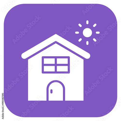 Home Insulation Icon Style