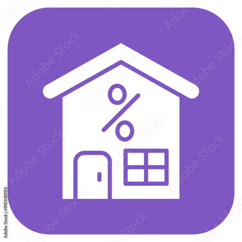 Home Office Tax Deductions Icon Style