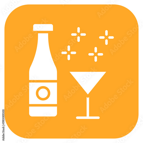 Alcohol Addiction Icon Style